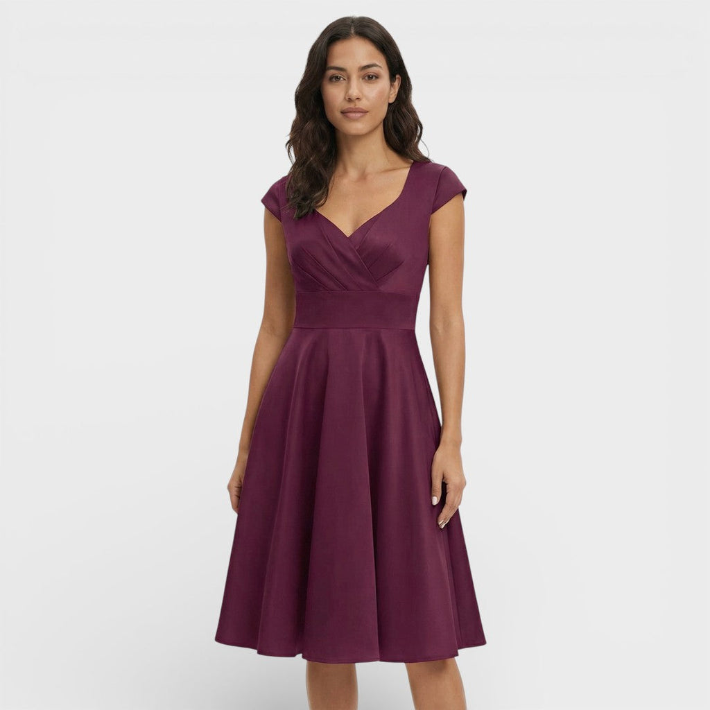 Women's Retro Midi Cocktail Dress for Various Occasions