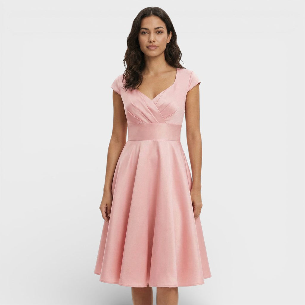 Women's Retro Midi Cocktail Dress for Various Occasions