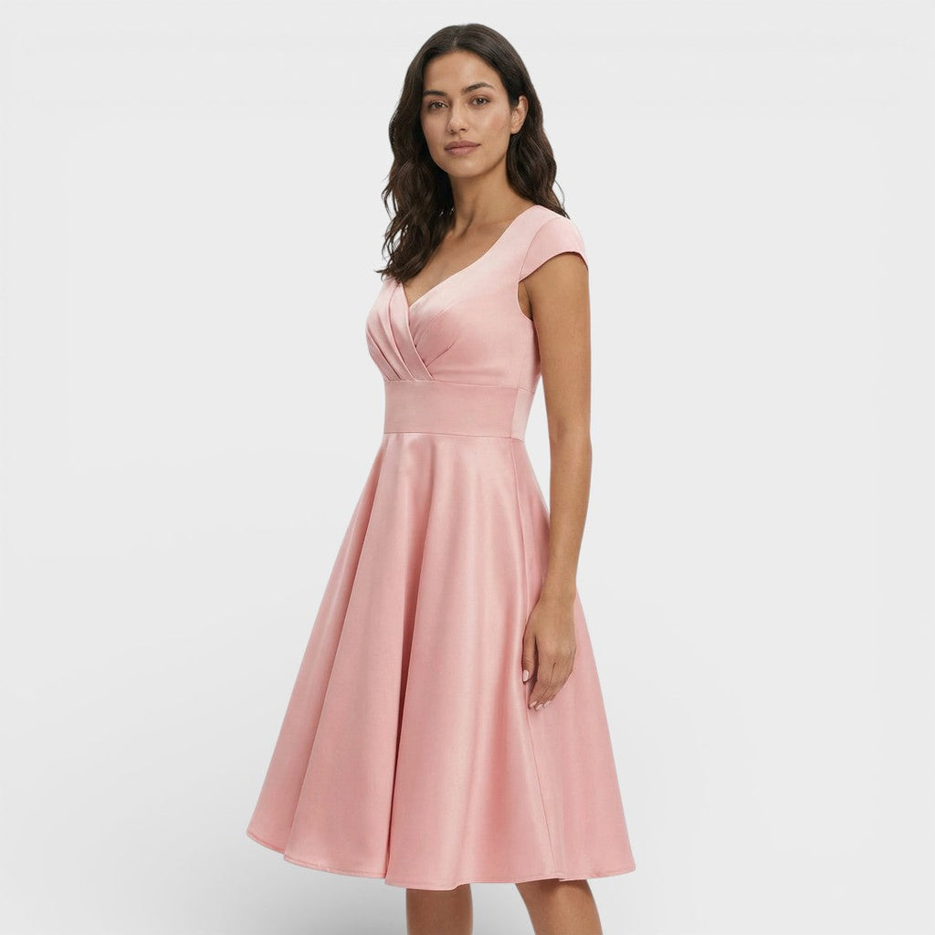 Women's Retro Midi Cocktail Dress for Various Occasions