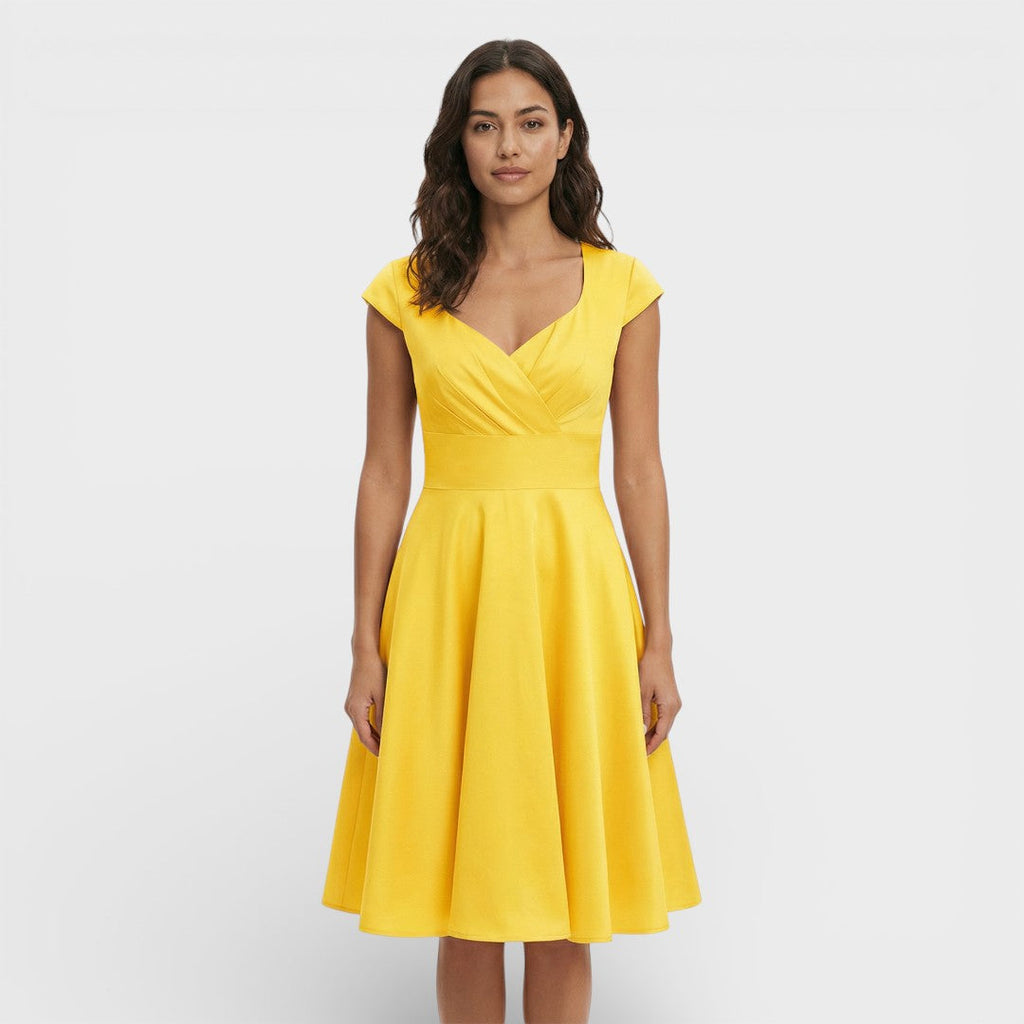 Women's Retro Midi Cocktail Dress for Various Occasions