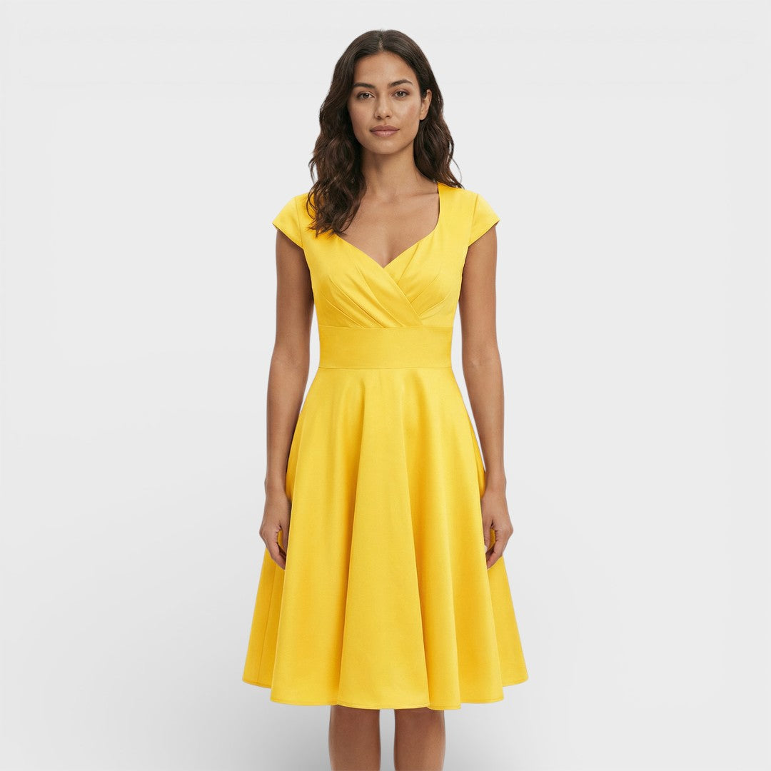 Women's Retro Midi Cocktail Dress for Various Occasions
