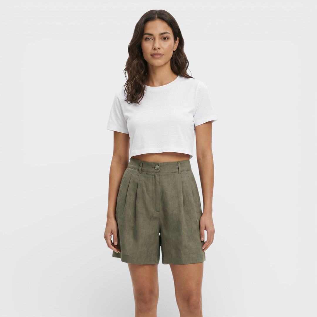 Women's Casual Linen Shorts