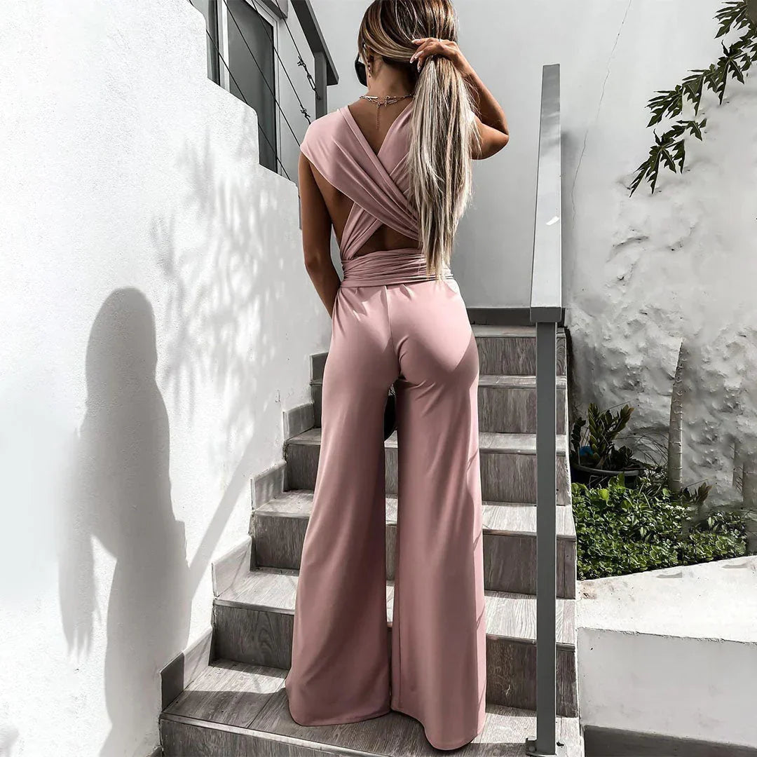Women's Slim Fit Denim Jumpsuit