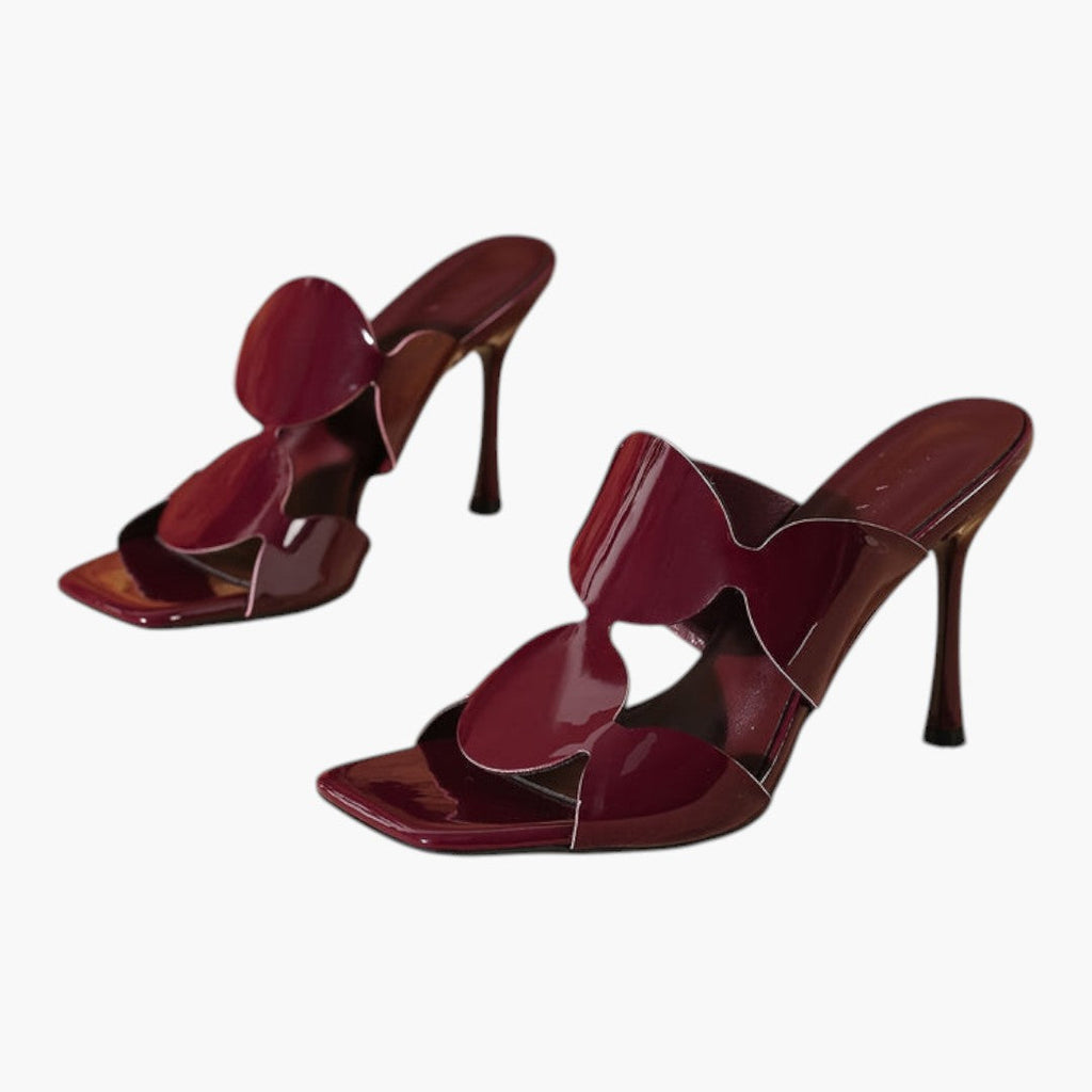 Women's Stiletto Heel Square Toe Sandals