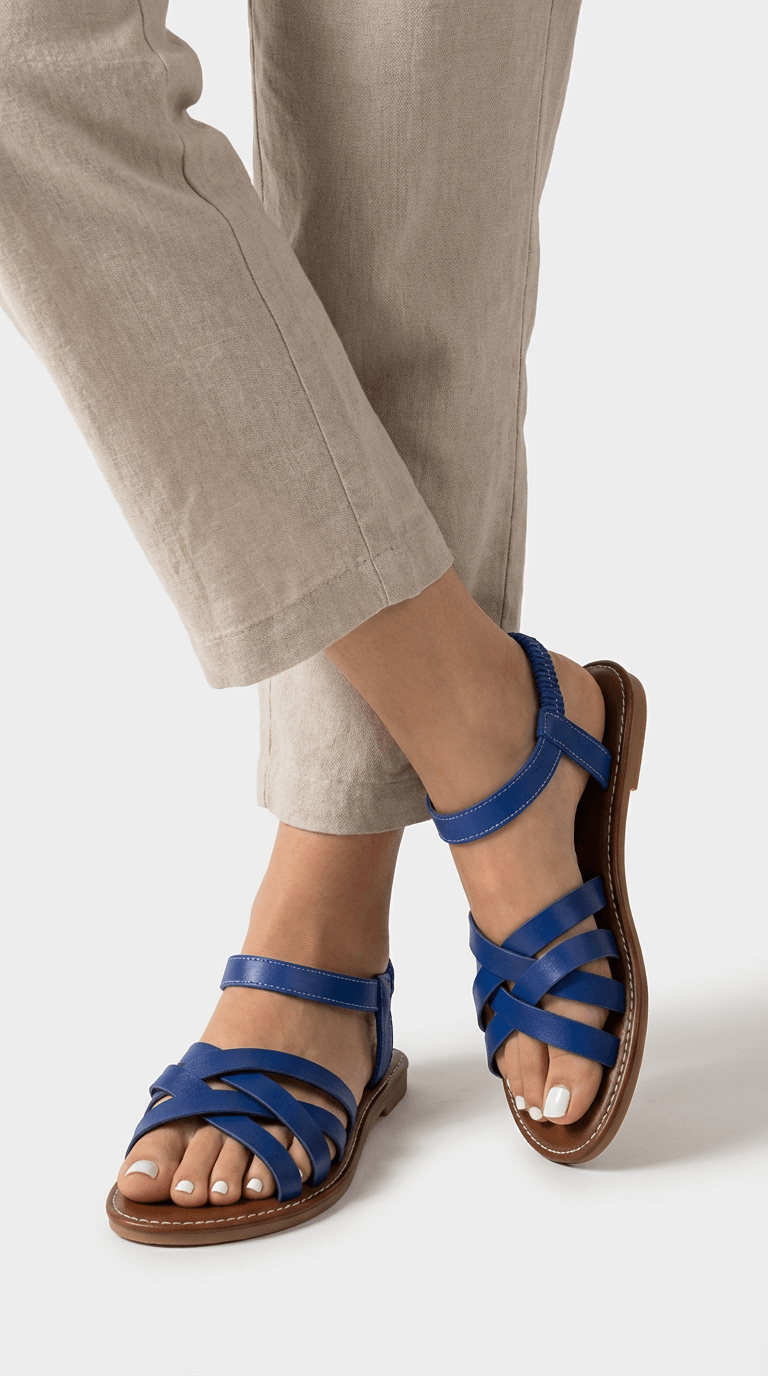 Women's Strappy Open-Toe Sandals for Casual Summer Wear