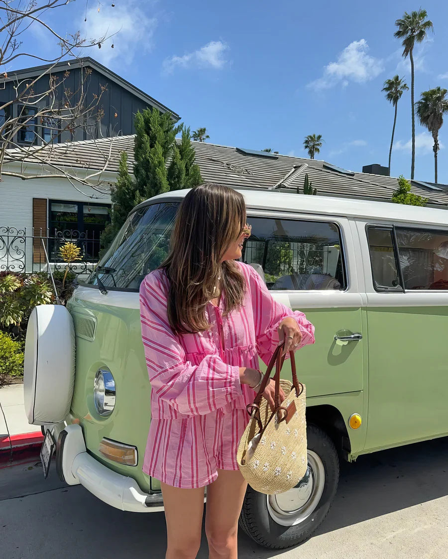 Women's Striped Beach Set