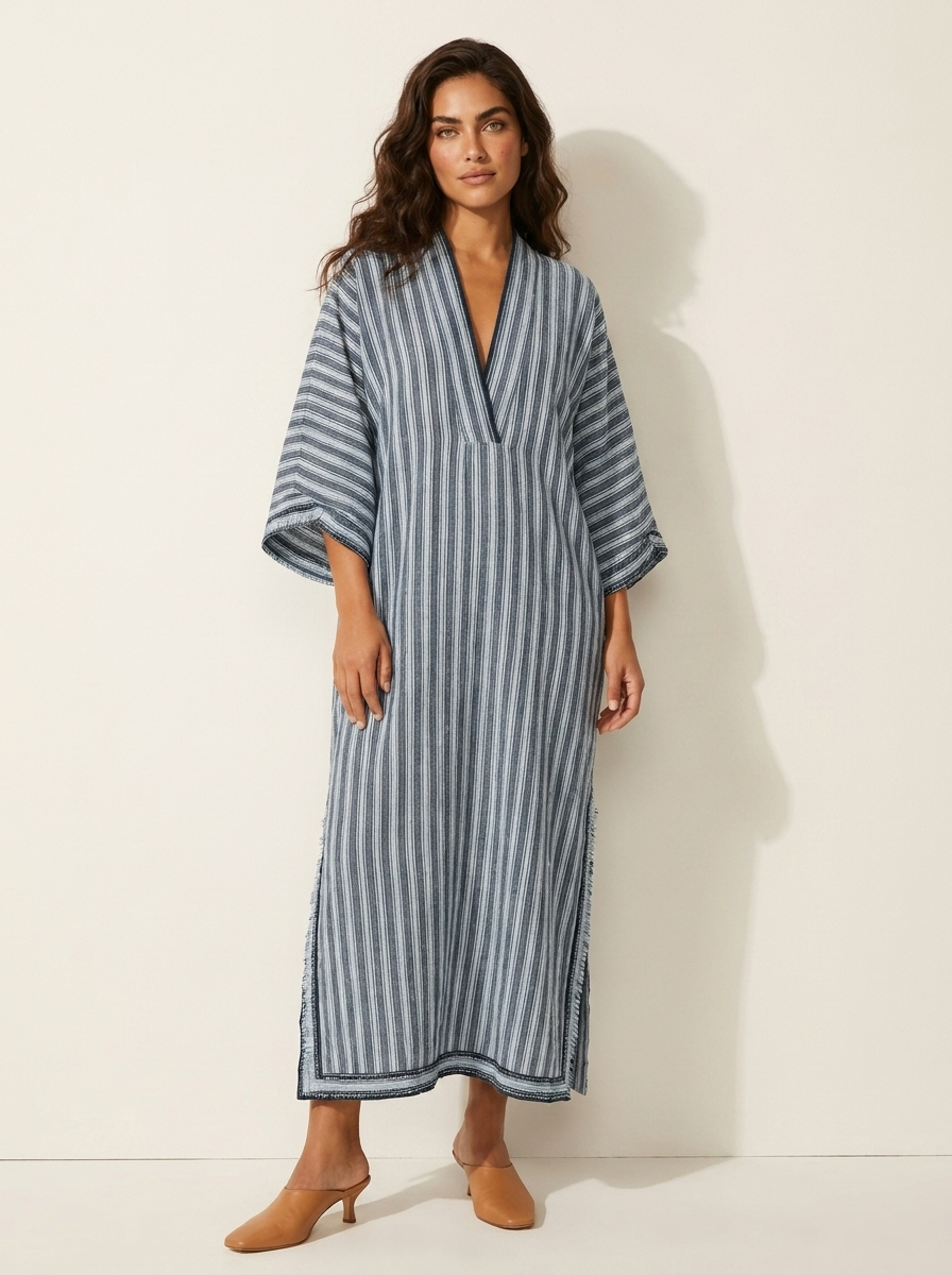 Women's Striped Maxi Dress