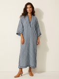 Women's Striped Maxi Dress