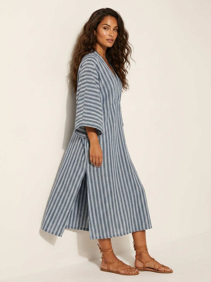 Women's Striped Maxi Dress