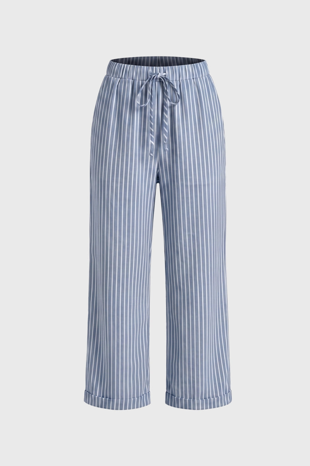Women's Striped Wide Leg Pants