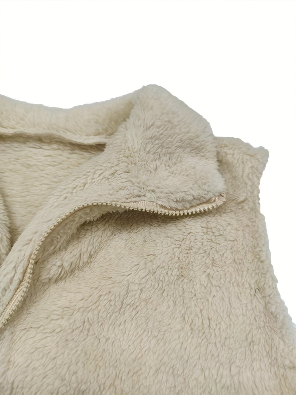 Women's Teddy Fleece Zip-Up Vest