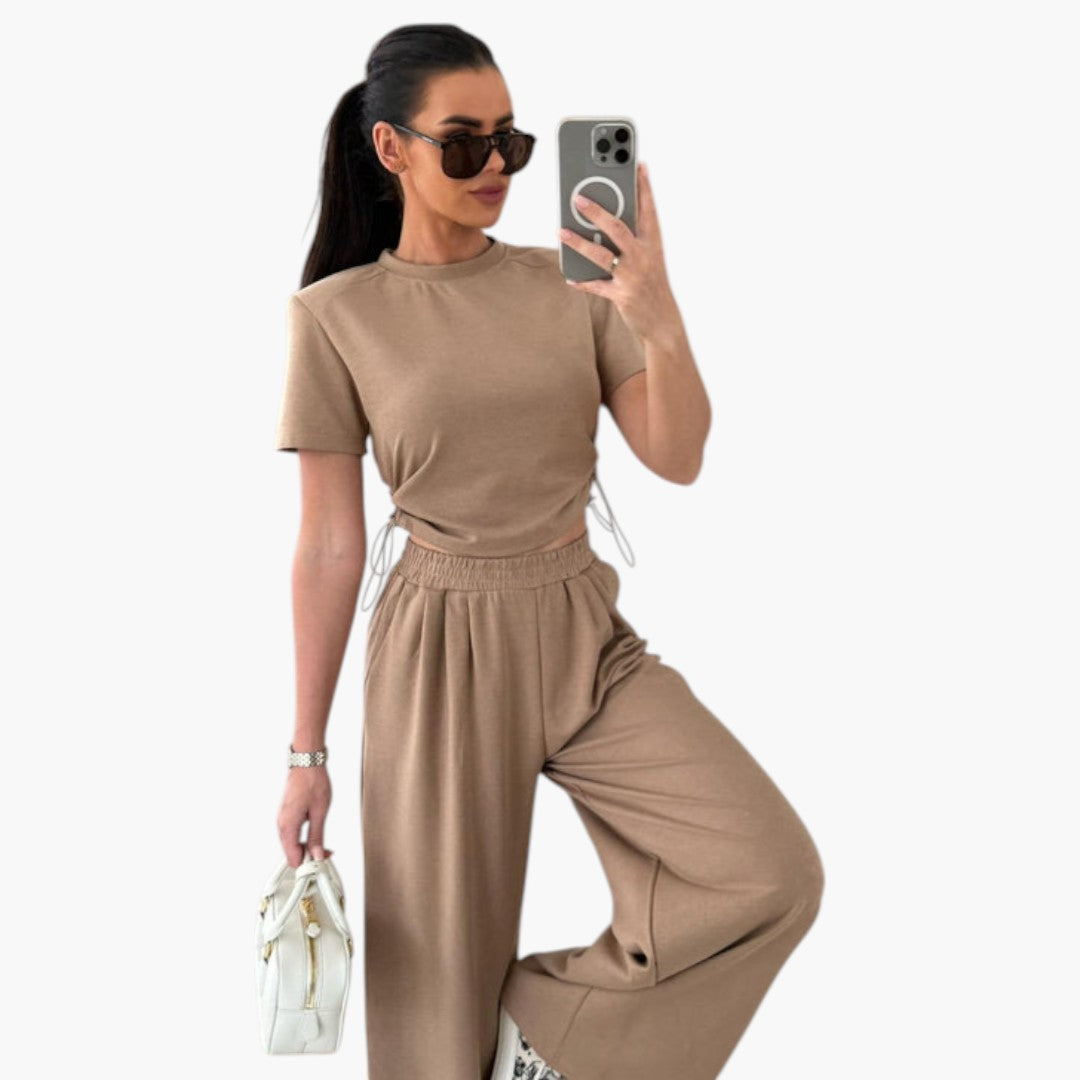 Women's Two-Piece Wide Leg Outfit