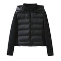 Women's Hybrid Puffer Jacket with Hood