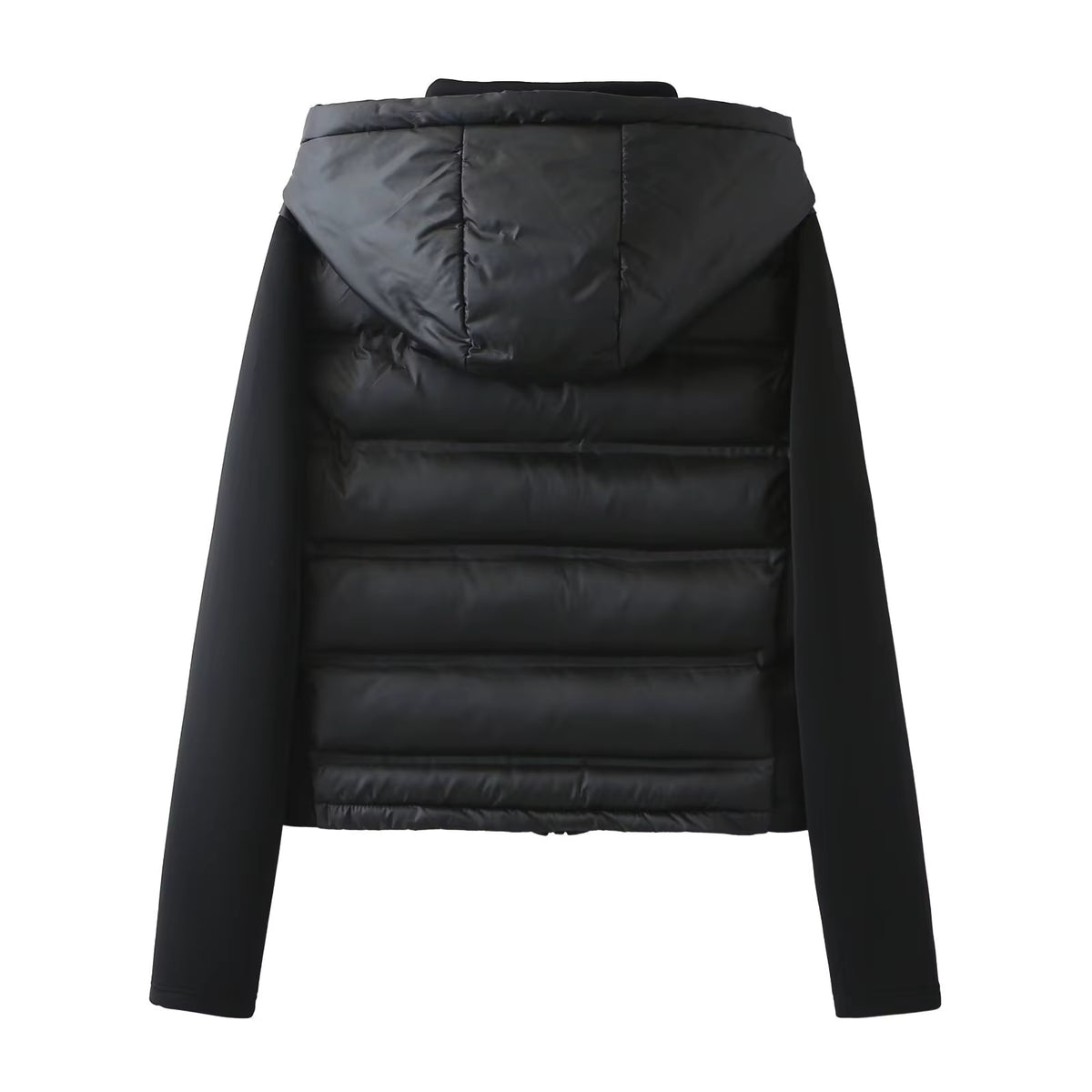 Women's Hybrid Puffer Jacket with Hood