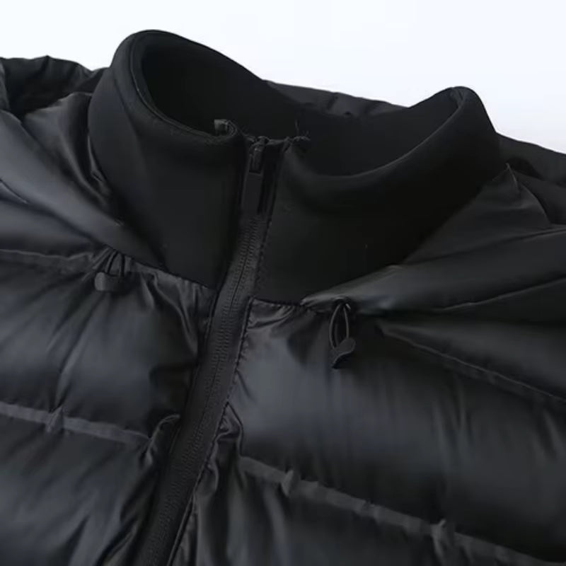 Women's Hybrid Puffer Jacket with Hood