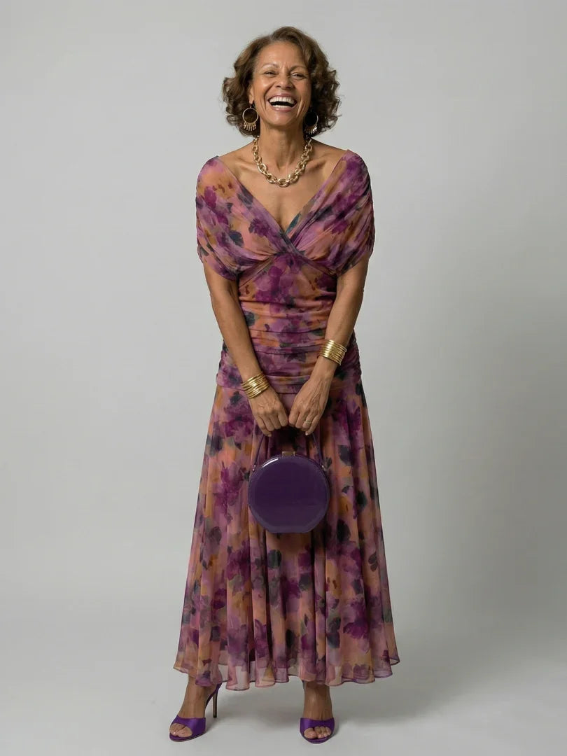 Women's Vintage Summer Maxi Dress