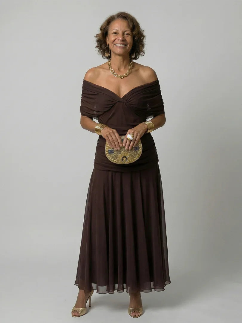 Women's Vintage Summer Maxi Dress