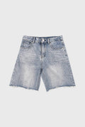 Women's Vintage Wash Frayed Hem Shorts