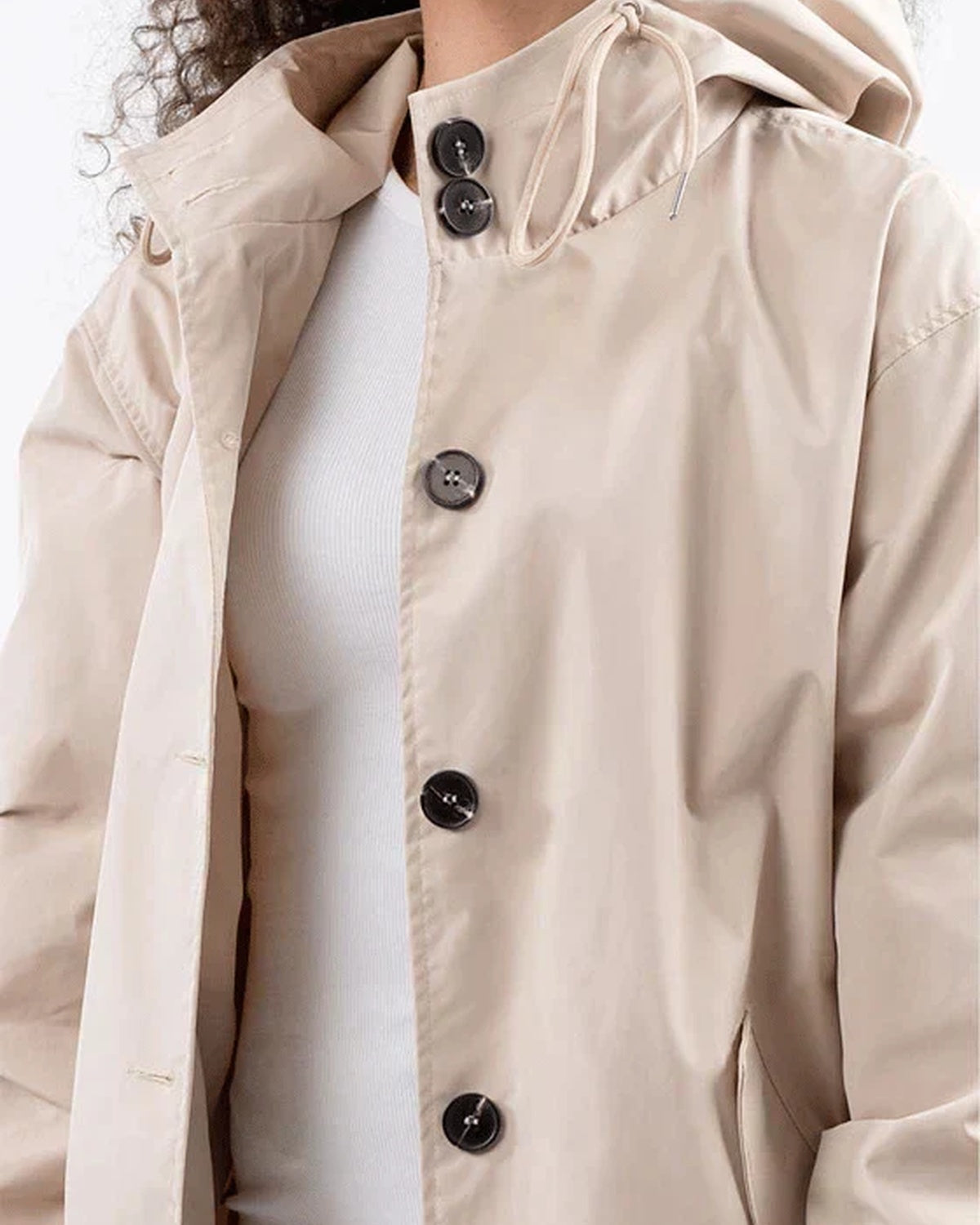 Women's Waterproof Raincoat with Adjustable Hood