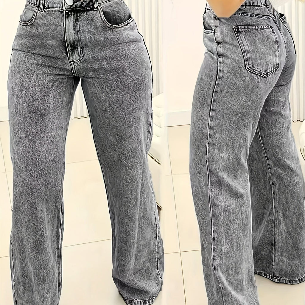 Women's Wide Leg Baggy Jeans for Casual Style