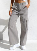 Women's Wide Leg Cargo Trousers