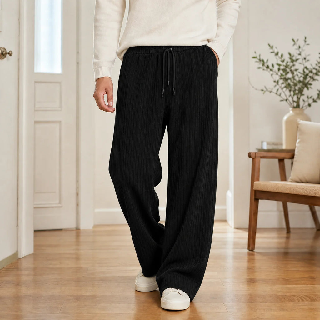 Women's Wide Leg Pants with Drawstring Waist 4
