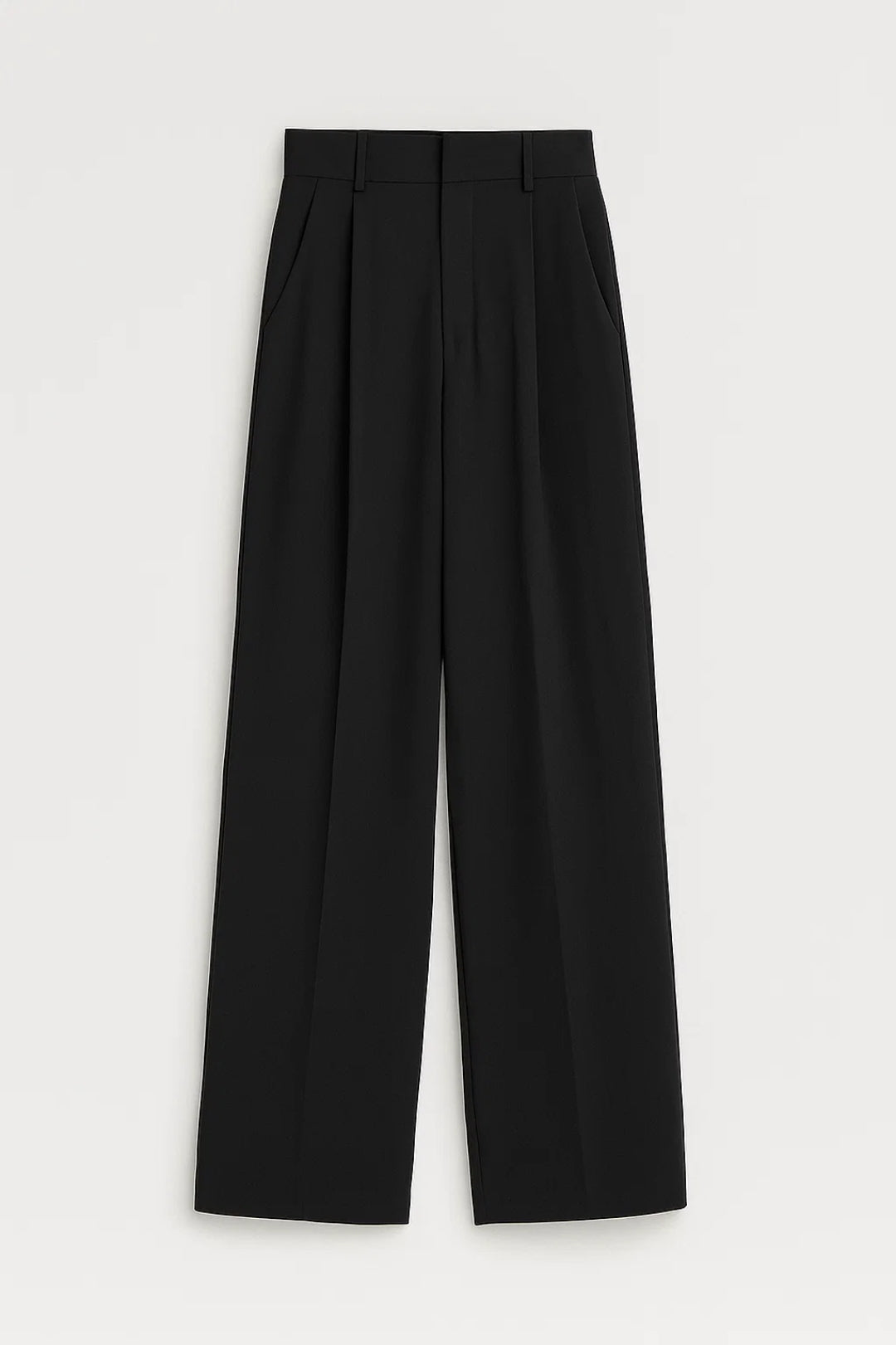 Women's Wide Leg Trousers – High Waist Design for Elegant Winter Style