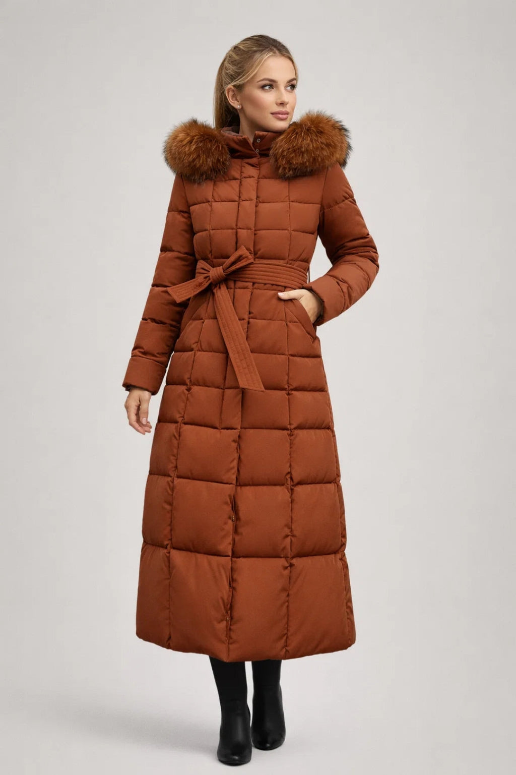 Women's Winter Coat – Fitted Long Design