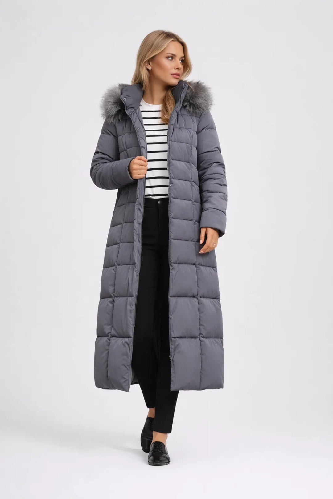 Women's Winter Coat – Fitted Long Design