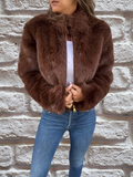 Women's Winter Coat – Stylish High Collar Design for Warmth on Cold Days