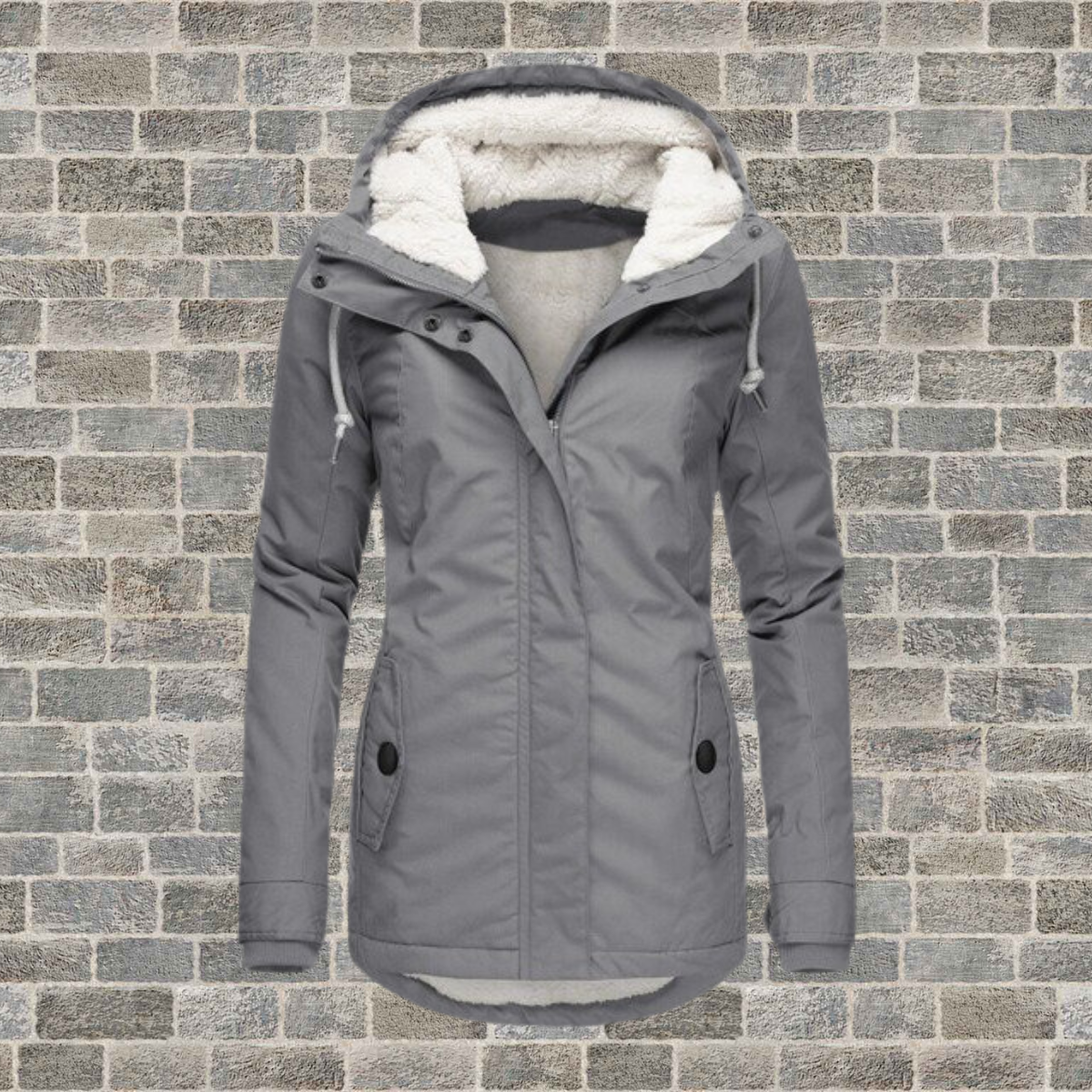 Women's Waterproof Jacket – Cozy Hooded Design