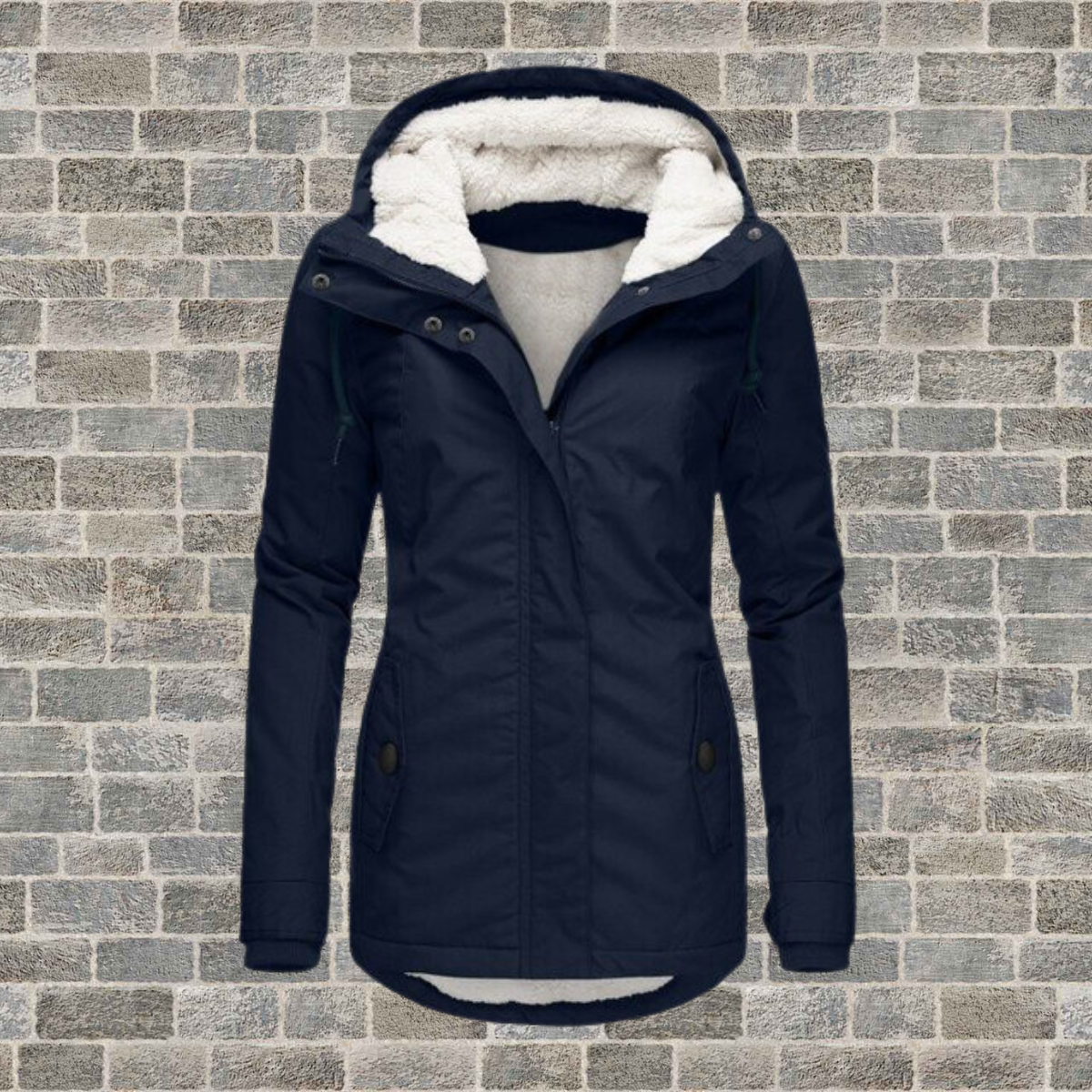 Women's Waterproof Jacket – Cozy Hooded Design