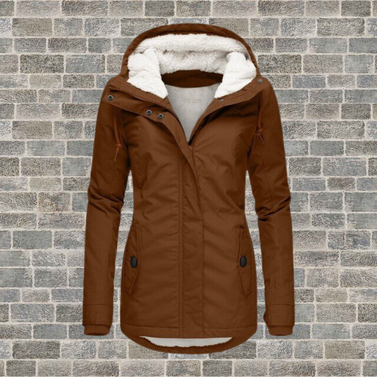 Women's Waterproof Jacket – Cozy Hooded Design