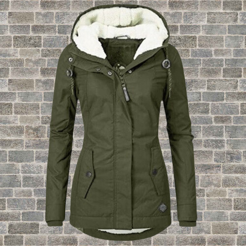 Women's Waterproof Jacket – Cozy Hooded Design