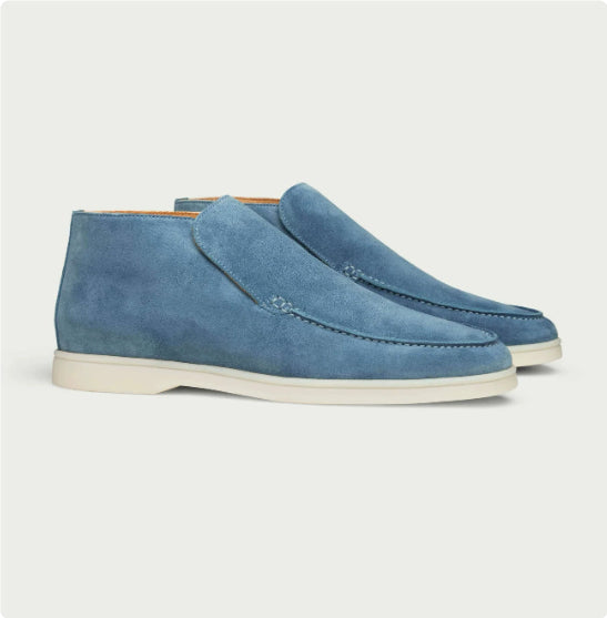 Men's Penny Loafers - Comfortable Flat Heel Loafer Shoes