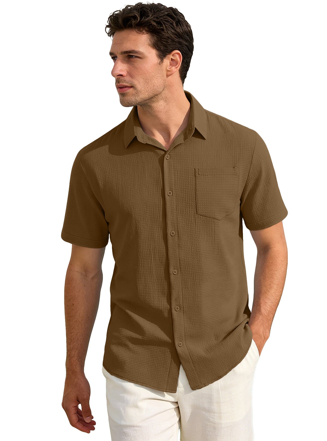 Men's Business Casual Summer Shirt
