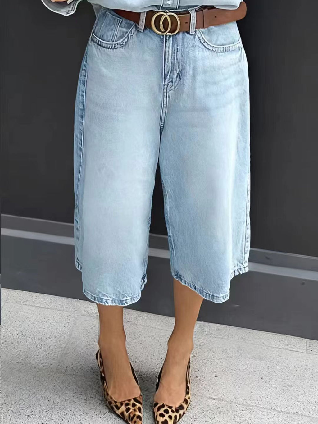 Women's Slimming Bermuda Straight-Leg Pants