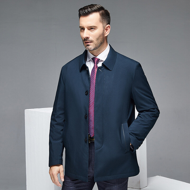 Mens Classic Tailored Jacket – Elegant Smart Casual Coat