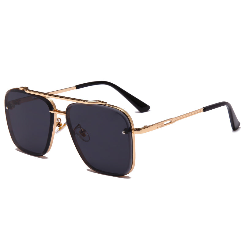 Men's Metal Pilot Sunglasses