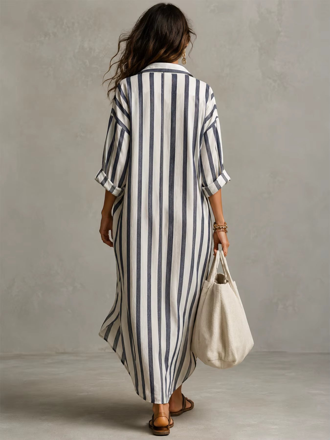 Women’s Casual Maxi Dress with Pockets
