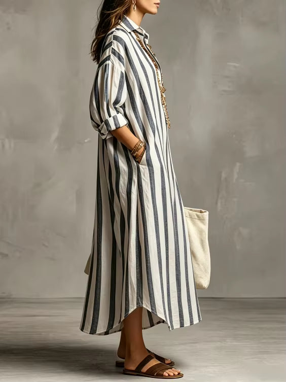 Women’s Casual Maxi Dress with Pockets