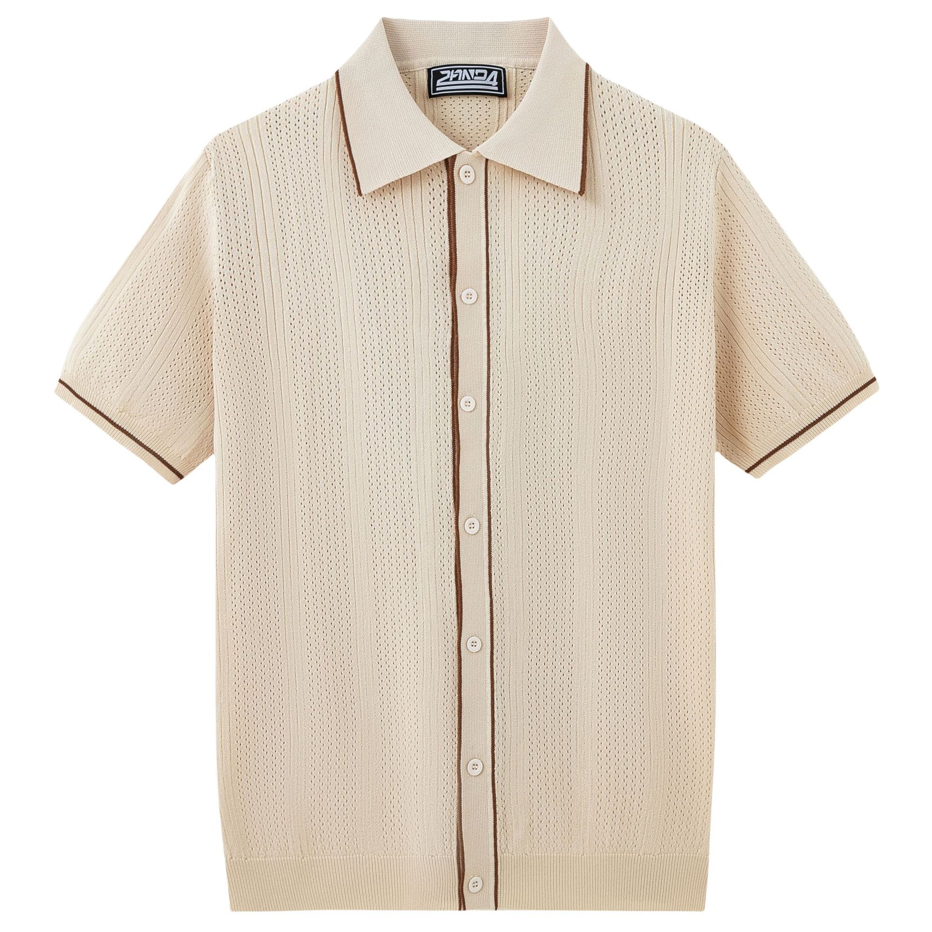 Men's Knit Polo Shirt