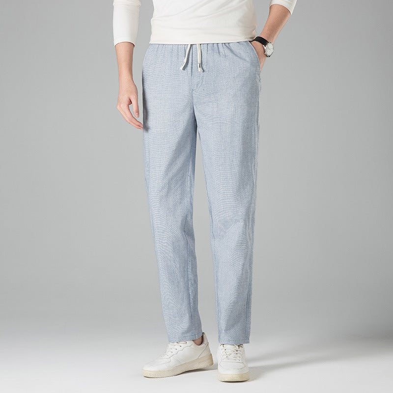 Mens Lightweight Drawstring Pants – Casual Summer Trousers