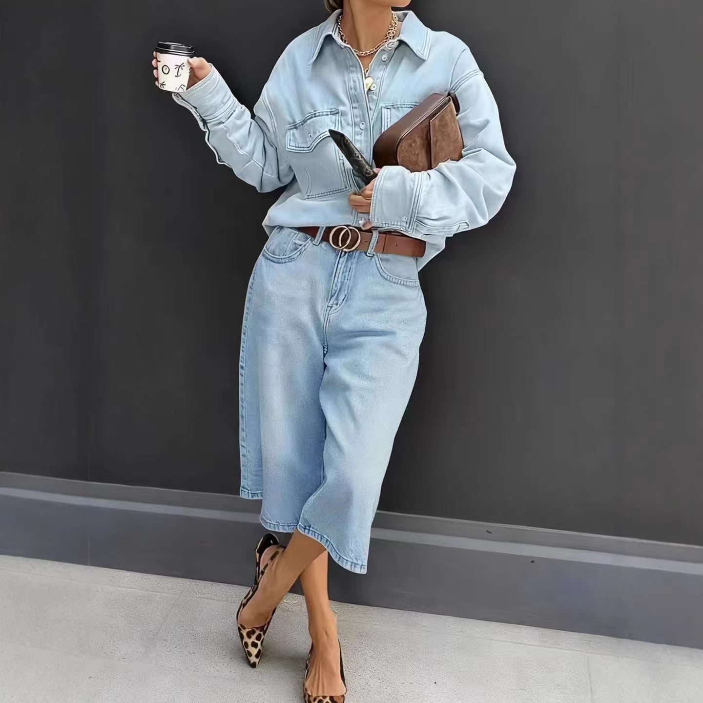 Women's Slimming Bermuda Straight-Leg Pants