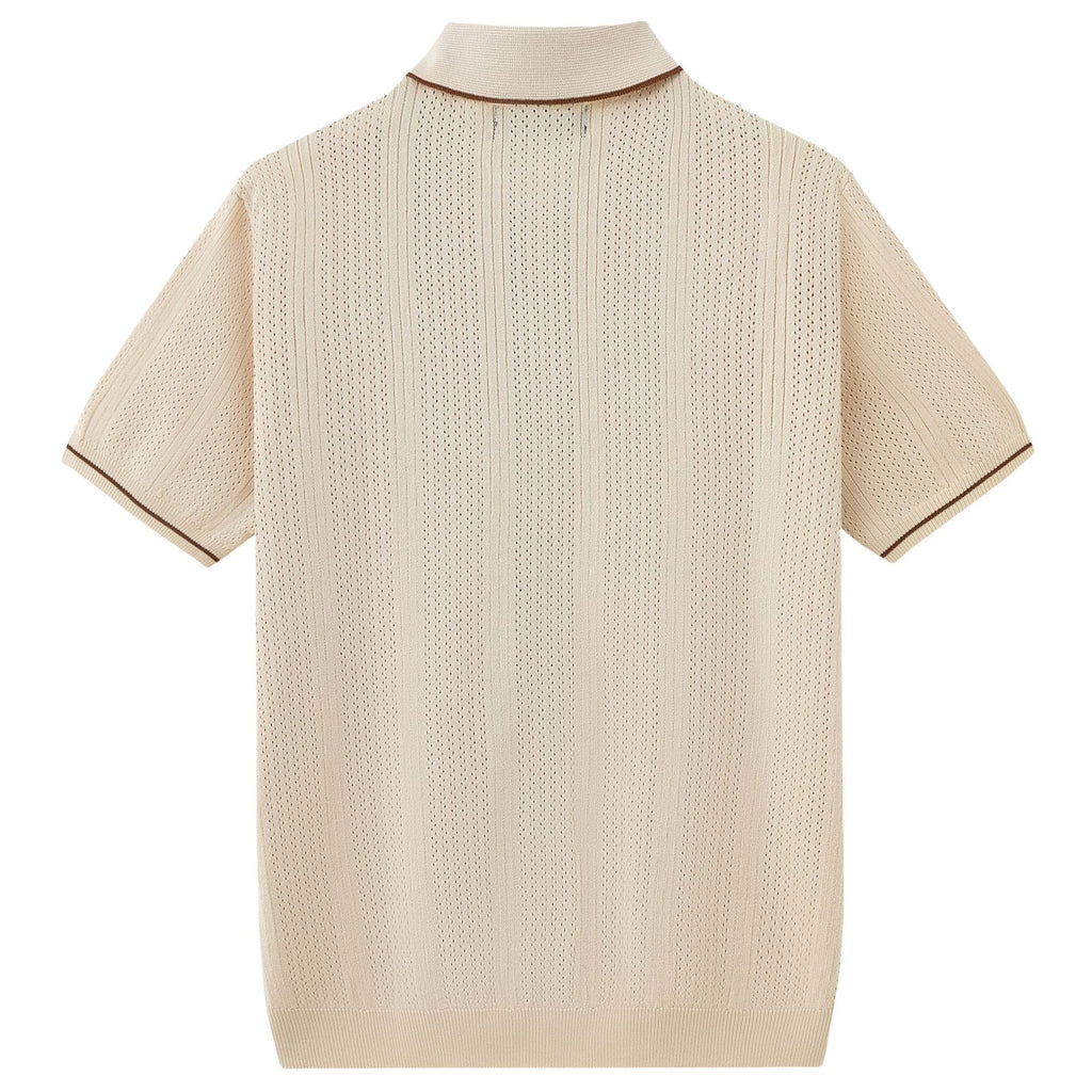Men's Knit Polo Shirt