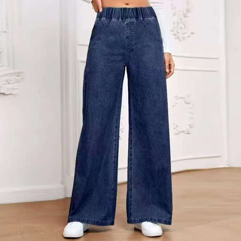 Women's Wide Leg Black Jeans