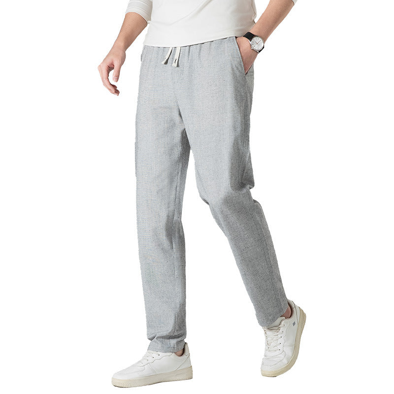Mens Lightweight Drawstring Pants – Casual Summer Trousers