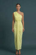 Women's One Shoulder Maxi Dress for Summer Events