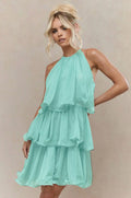 Women's Sleeveless Ruffled Midi Dress