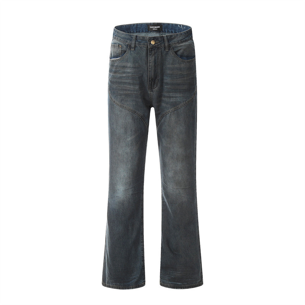 Men's Denim Boot-Cut Pants